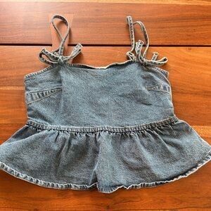 Wild Fable Blue Denim Tank Top size XS